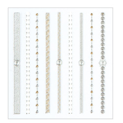 Chain Reaction French Dazzling Sticker, Abstract 