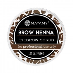 Brow Henna Eyebrow Scrub Coffee & Milk 30gr Brow Henna Eyebrow Scrub Coffee & Milk 30gr