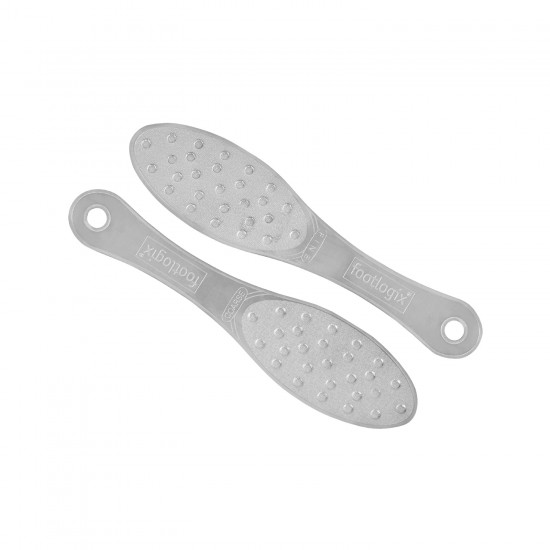 Footlogix® Double-Sided Stainless Steel File Coarse-Fine Metal