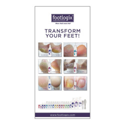 Footlogix® Roll Up Banner Voor en Na 79x200cm Footlogix® Roll Up Banner Voor en Na 79x200cm