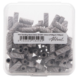 Mini Sanding Band Zebra SHORT 3.0mm #180grit (100pcs/box) Mini Sanding Band Zebra SHORT 3.0mm #180grit (100pcs/box)