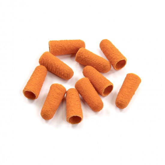 Abrasive Caps Orange Conical FINE 5mm (10pcs)