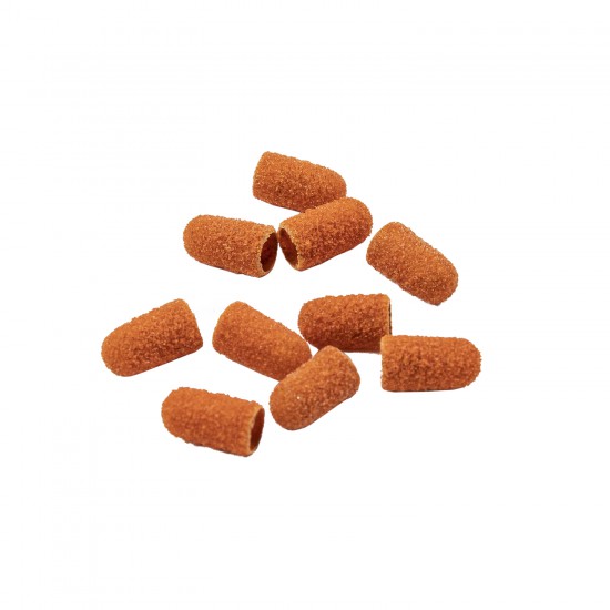 Schuurkapjes Oranje Rond COARSE 5mm (10pcs)