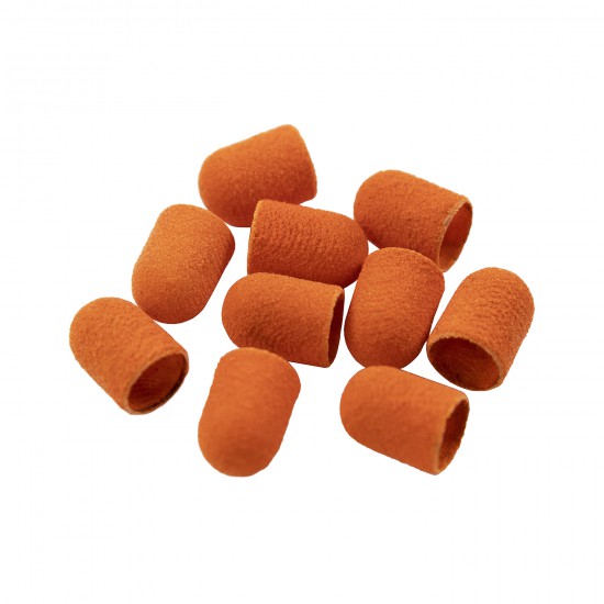 Schuurkapjes Oranje Rond MEDIUM 10mm (10pcs)
