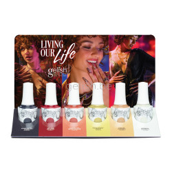 Living Our Life 6pc Display (6x15ml), Gelish  Living Our Life 6pc Display (6x15ml), Gelish
