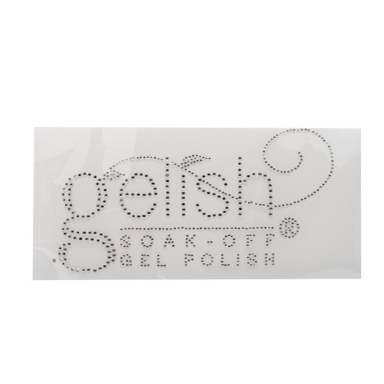 Iron-on logo Gelish Rhinestones