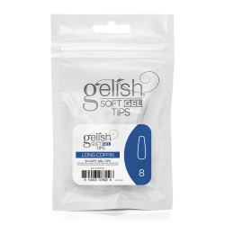 Soft Gel Tips Long Coffin #8 (50pc) Soft Gel Tips Long Coffin #8 (50pc)