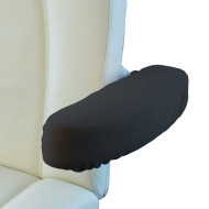 Universal Terry Cloth Armrest Cover Black Universal Terry Cloth Armrest Cover Black
