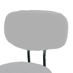 Sadle Seat With Backrest Terry Cloth Cover White Sadle Seat With Backrest Terry Cloth Cover White