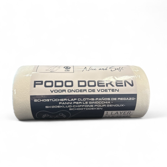 Wasbare Pododoeken rol WIT 33x45cm - 50st/rol