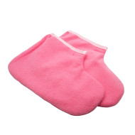 Terry Cloth Booties PINK (1 pair)