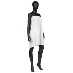Omslagdoek badstof met Velcro Sluiting WHITE  - Zacht, Duurzaam & Comfortabel