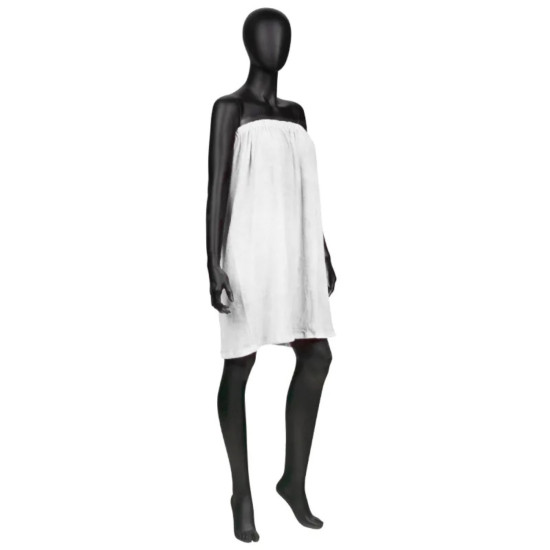 Luxurious Terry Cosmetic Cape WHITE  – Soft, Durable & Comfortable