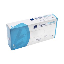 Nitril Handschoenen Abena Classic LARGE White Nitril Handschoenen Abena Classic LARGE White