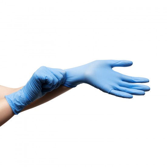 Nitrile Gloves Bingold 50 Plus LARGE Blue