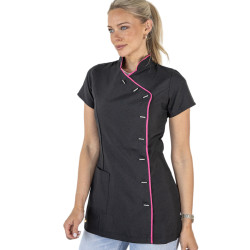 Tunic Elegance Black/Pink Trim - LARGE Tunic Elegance Black/Pink Trim - LARGE