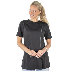 tunic Diamond Zipper Black - LARGE  tunic Diamond Zipper Black - LARGE