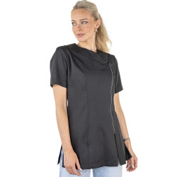 tunic Diamond Zipper Black - LARGE  tunic Diamond Zipper Black - LARGE