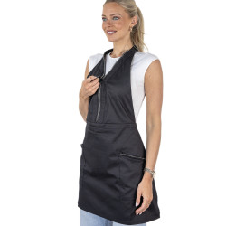 Tunic/Apron Diamond Zipper Black - ONE SIZE  Tunic/Apron Diamond Zipper Black - ONE SIZE
