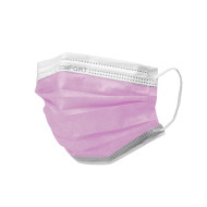 Masques Médicaux pour le Visage - Jetables ROSE 50 pièces