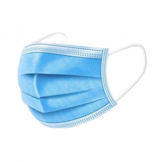 Wegwerp Mondmasker 3-lagen 50st BLAUW