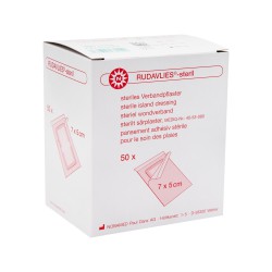 Steriel Wondverband Transparant Rudafilm 5x7cm (50pcs/box)