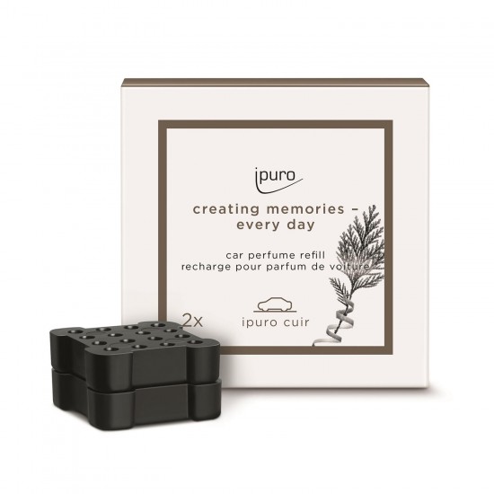 Classic Car Perfume CUIR 2x Refill for Car Clip