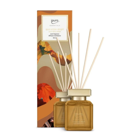 Bâtonnets de Parfum Ambre Délice 100ml