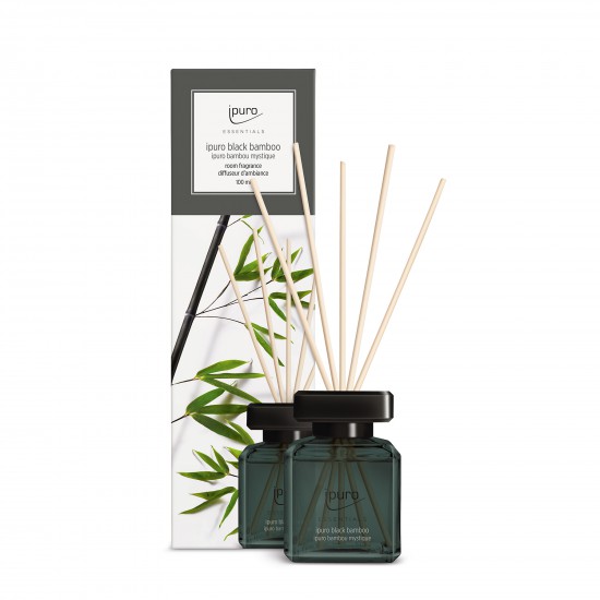 Geurstokjes Essentials BLACK BAMBOO 100ml