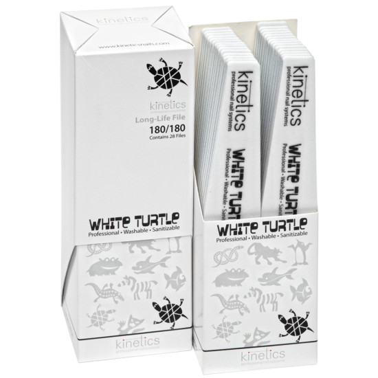 File Kit White Turtle 180/180 (28 pcs)