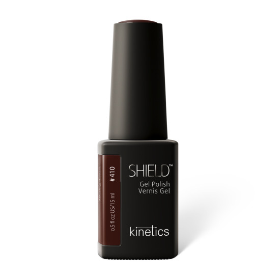 Shield™ Gel Polish Alluring Brown #410, 15ml