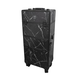 Trolley H76 Marble Black with Black Frame Trolley H76 Marble Black with Black Frame