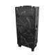 Trolley H76 Marble Black with Black Frame