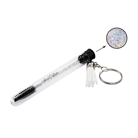 Lash Brush Keychain SPARKLE CRYSTAL