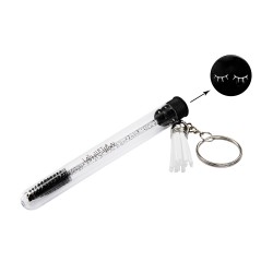 Lash Brush Keychain WINK BLACK Lash Brush Keychain WINK BLACK