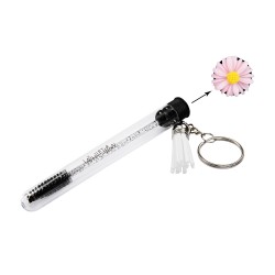 Lash Brush Keychain DAISY BABY PINK Lash Brush Keychain DAISY BABY PINK