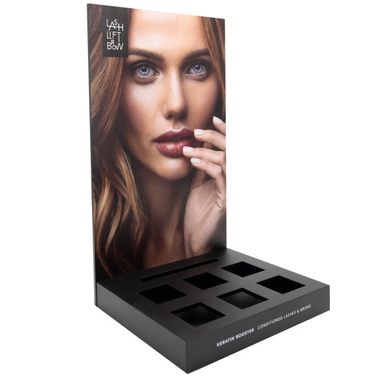 Présentoir Plexi pour Booster de Kératine VIDE