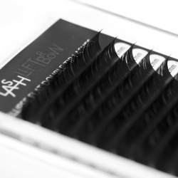 Ellipse Flat Double Tip Lashes C 0.15 x 12mm Ellipse Flat Double Tip Lashes C 0.15 x 12mm