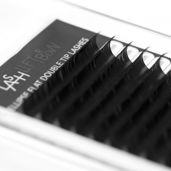 Ellipse Flat Double Tip Lashes D 0.15 x 12mm