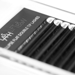 Ellipse Flat Double Tip Lashes D+ 0.15 x mix Ellipse Flat Double Tip Lashes D+ 0.15 x mix