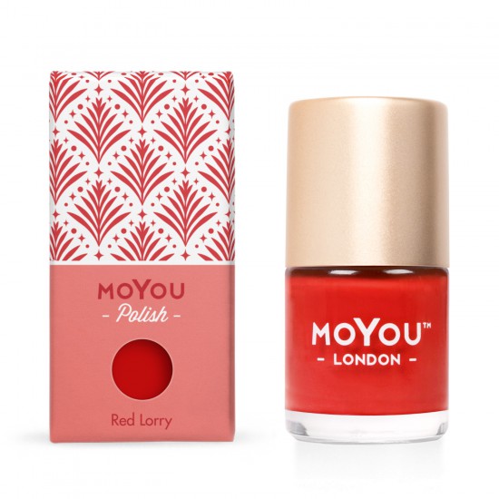 Stamping Polish RED LORRY 9ml