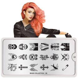 Stempelplaat Biker 02 Stempelplaat Biker 02