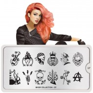 plaque de tamponnage Biker 07