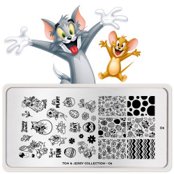 Plaque de tamponnage Tom & Jerry 06