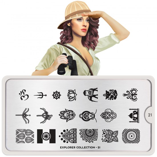 Plaque de tamponnage Explorer 21