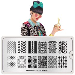 Stamping Plate Fashionista 14 Stamping Plate Fashionista 14