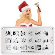 Stempelplaat Festive 07