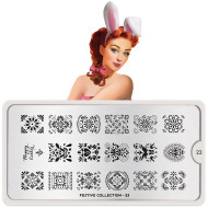 Stamping plate Festive 23 *