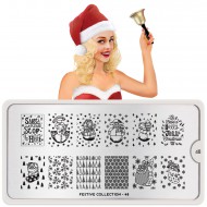 Plaque de tamponnage Festive 48