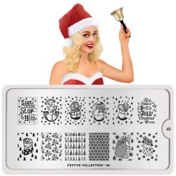 Stamping Plate Festive 48 Stamping Plate Festive 48